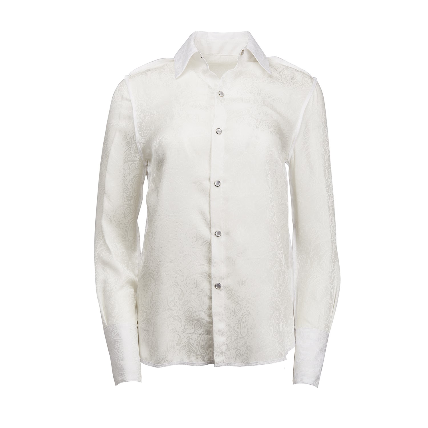 Goldie - White Paisley Shirt - Ears of ...