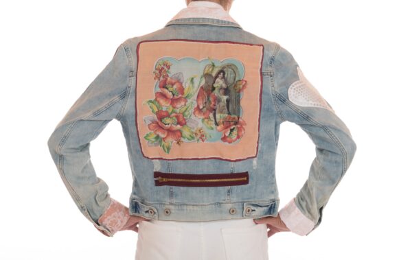 Up-Cycled Vintage Denim Jacket (Cabaret Scene)